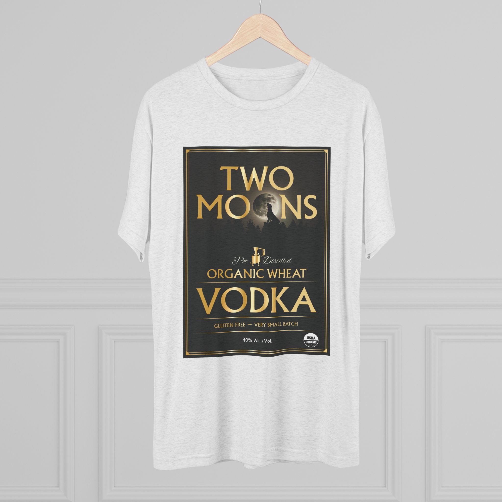 Two Moons Vodka Unisex Tri-Blend Crew Tee-11