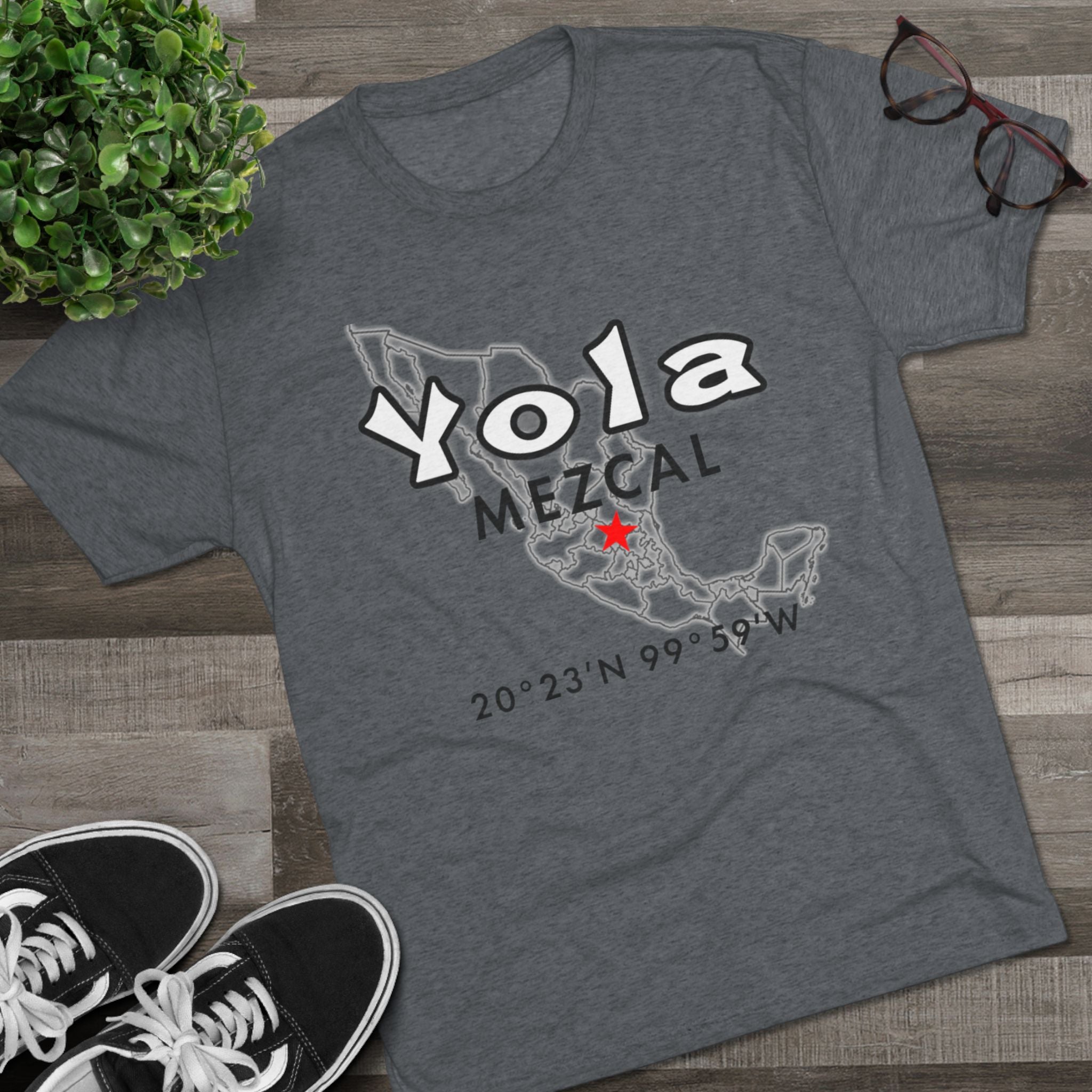 Yola Mezcal Coordinates Unisex Tri-Blend Crew Tee-18