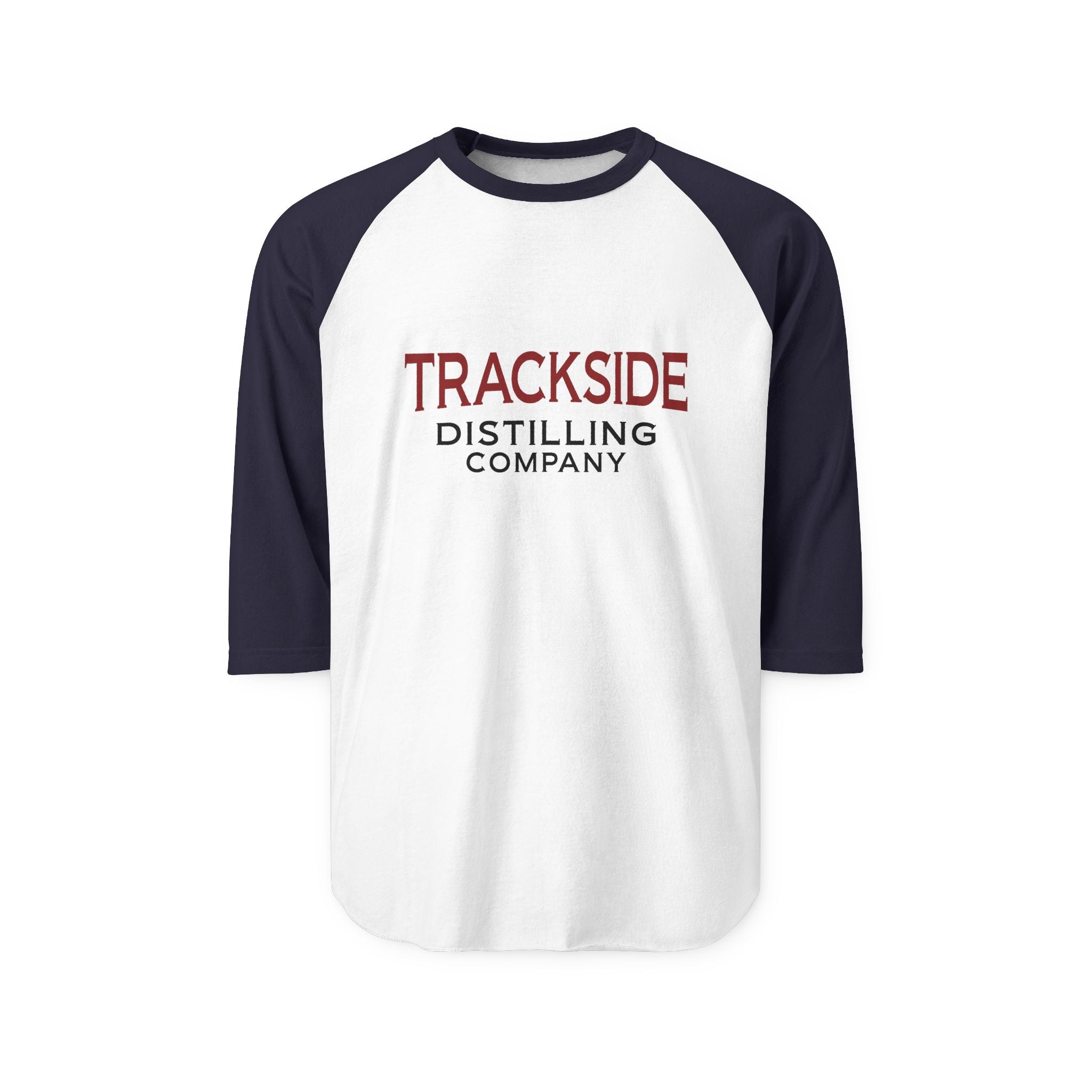 Trackside Distilling Unisex Three-Quarter Sleeve Raglan Shirt-7