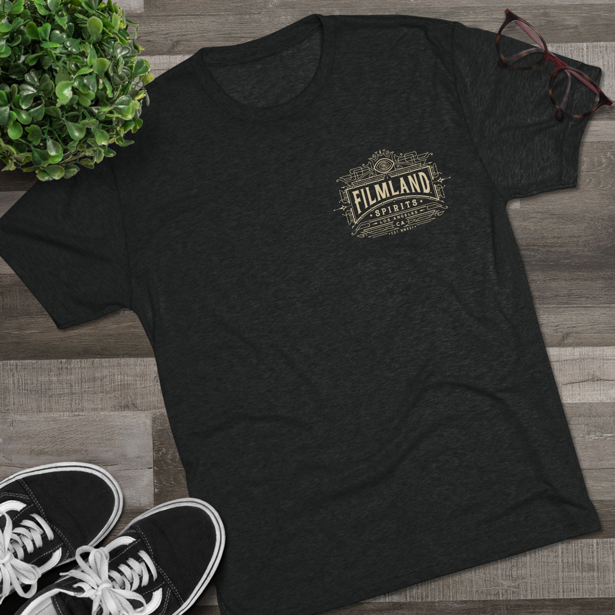 Filmland Ryes of the Robots Unisex Tri-Blend Crew Tee-12