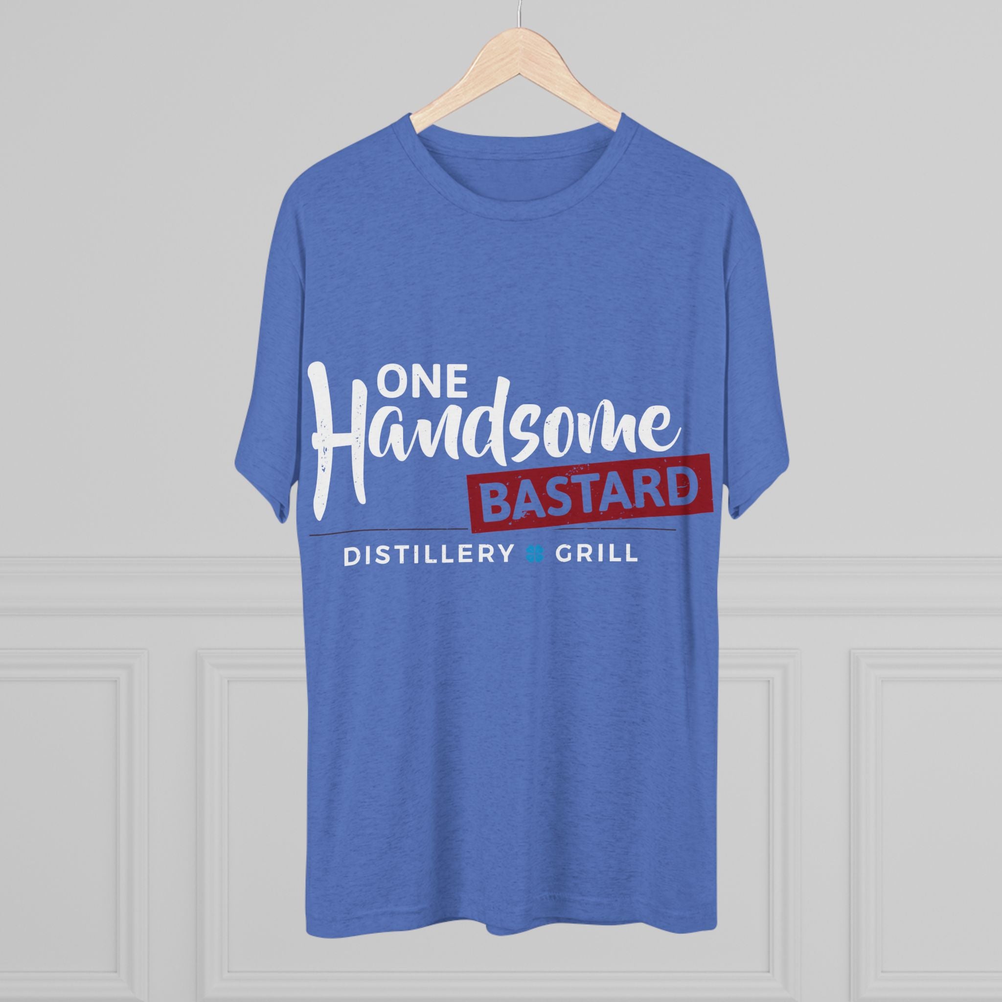 One Handsome Bastard Distillery Unisex Tri-Blend Crew Tee-22