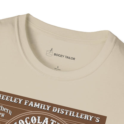 Neeley Family Distillery's Chocolate Moonshine Truffle Unisex Softstyle T-Shirt