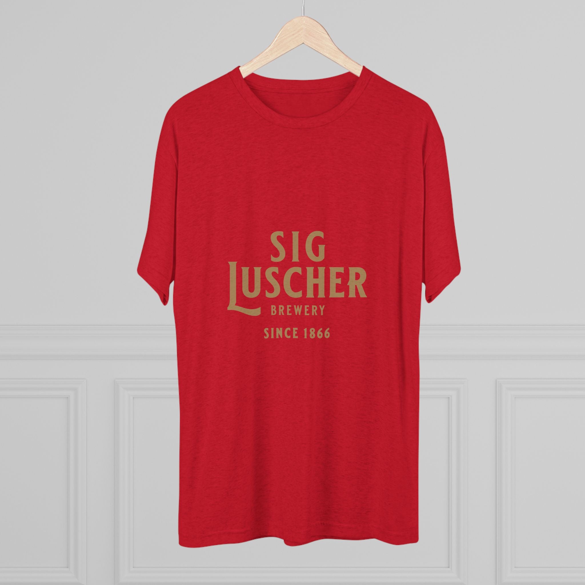 Sig Luscher Brewery Unisex Tri-Blend Crew Tee-26