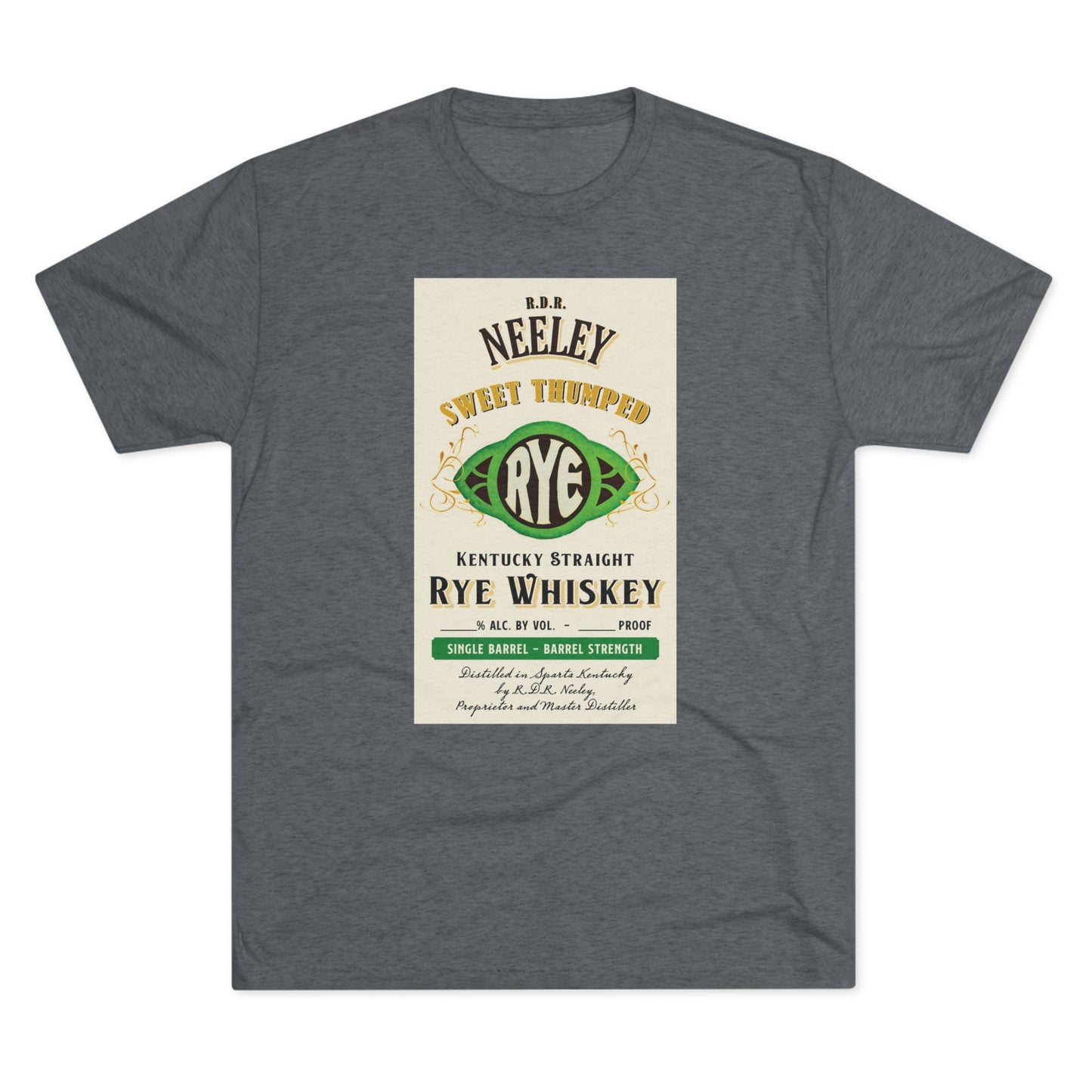 Neeley Sweet Thumped Rye Unisex Tri-Blend Crew Tee