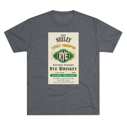 Neeley Sweet Thumped Rye Unisex Tri-Blend Crew Tee