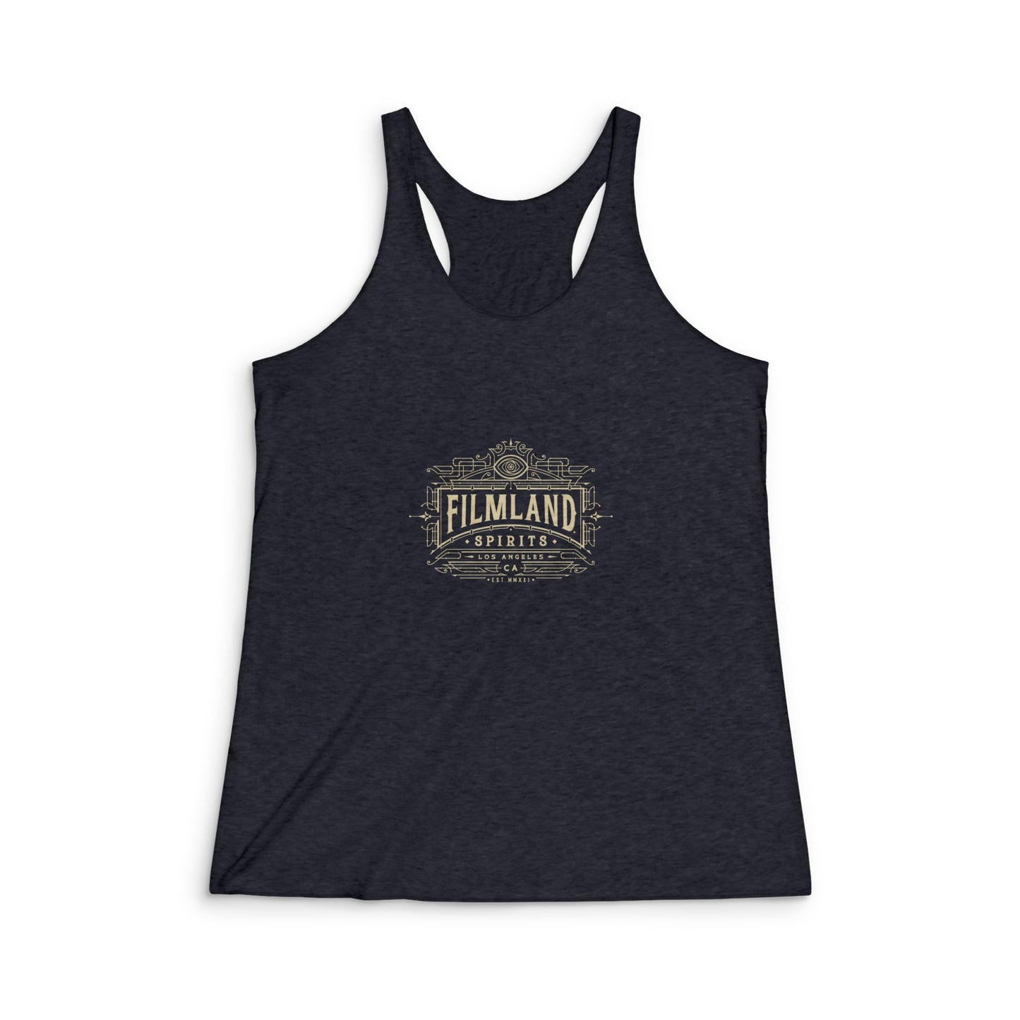 Filmland Women's Tri-Blend Racerback Tank