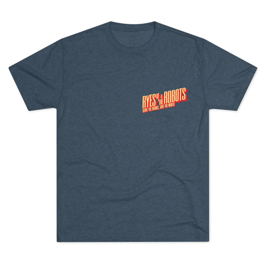 Filmland Ryes of the Robots Unisex Tri-Blend Crew Tee