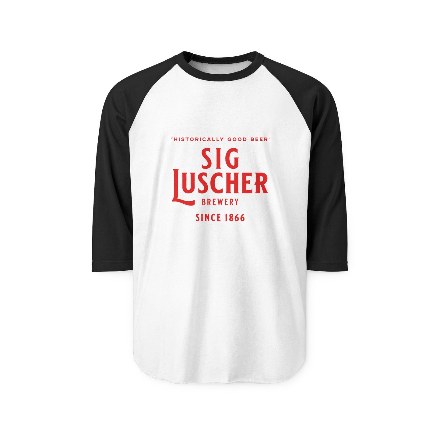 Sig Luscher Unisex Three-Quarter Sleeve Raglan Shirt