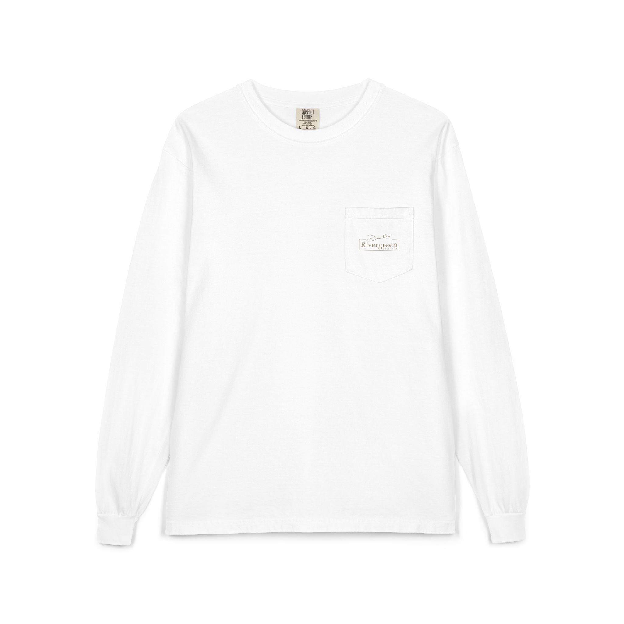 Rivergreen Cocktails Unisex Long Sleeve Pocket T-Shirt-2