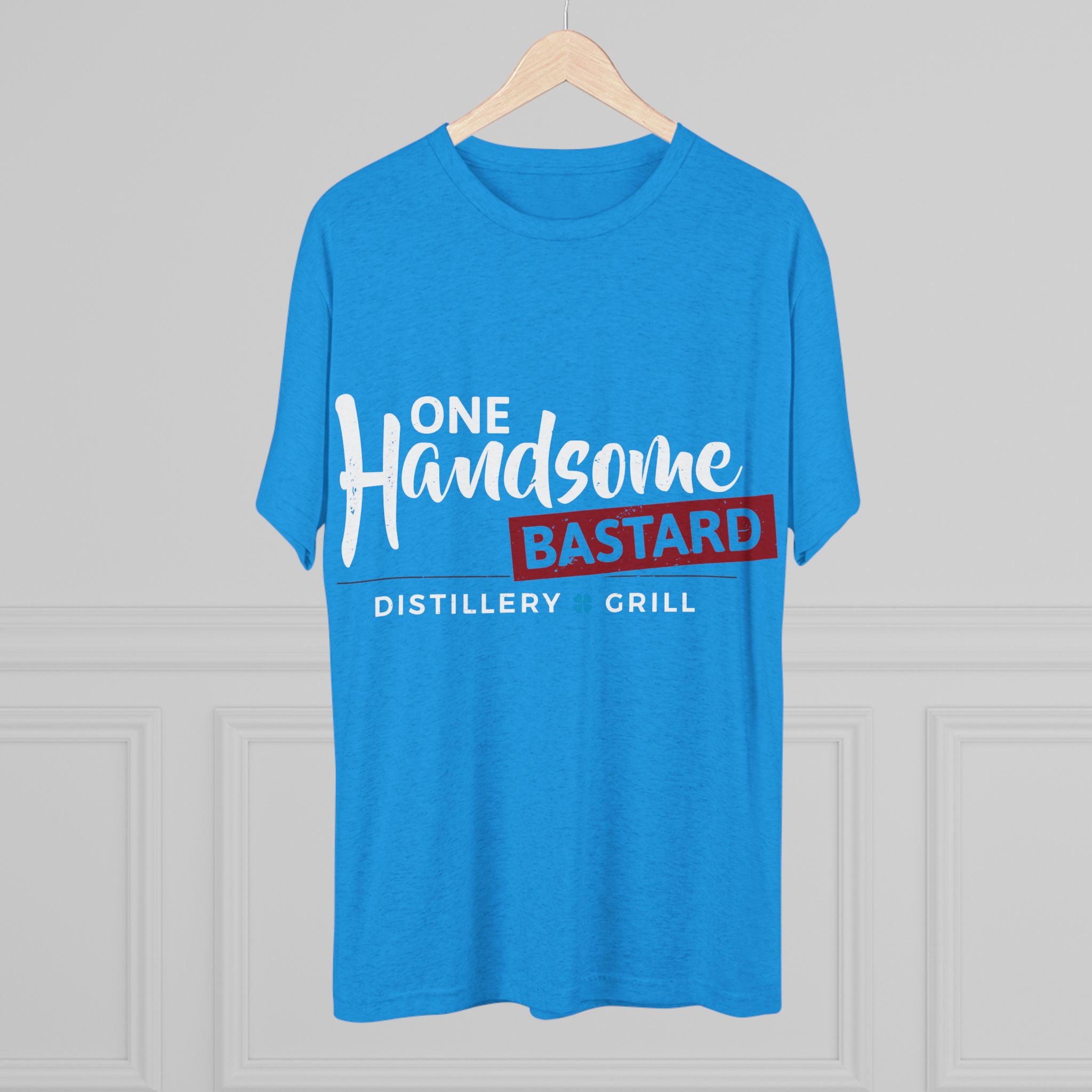 One Handsome Bastard Distillery Unisex Tri-Blend Crew Tee-31