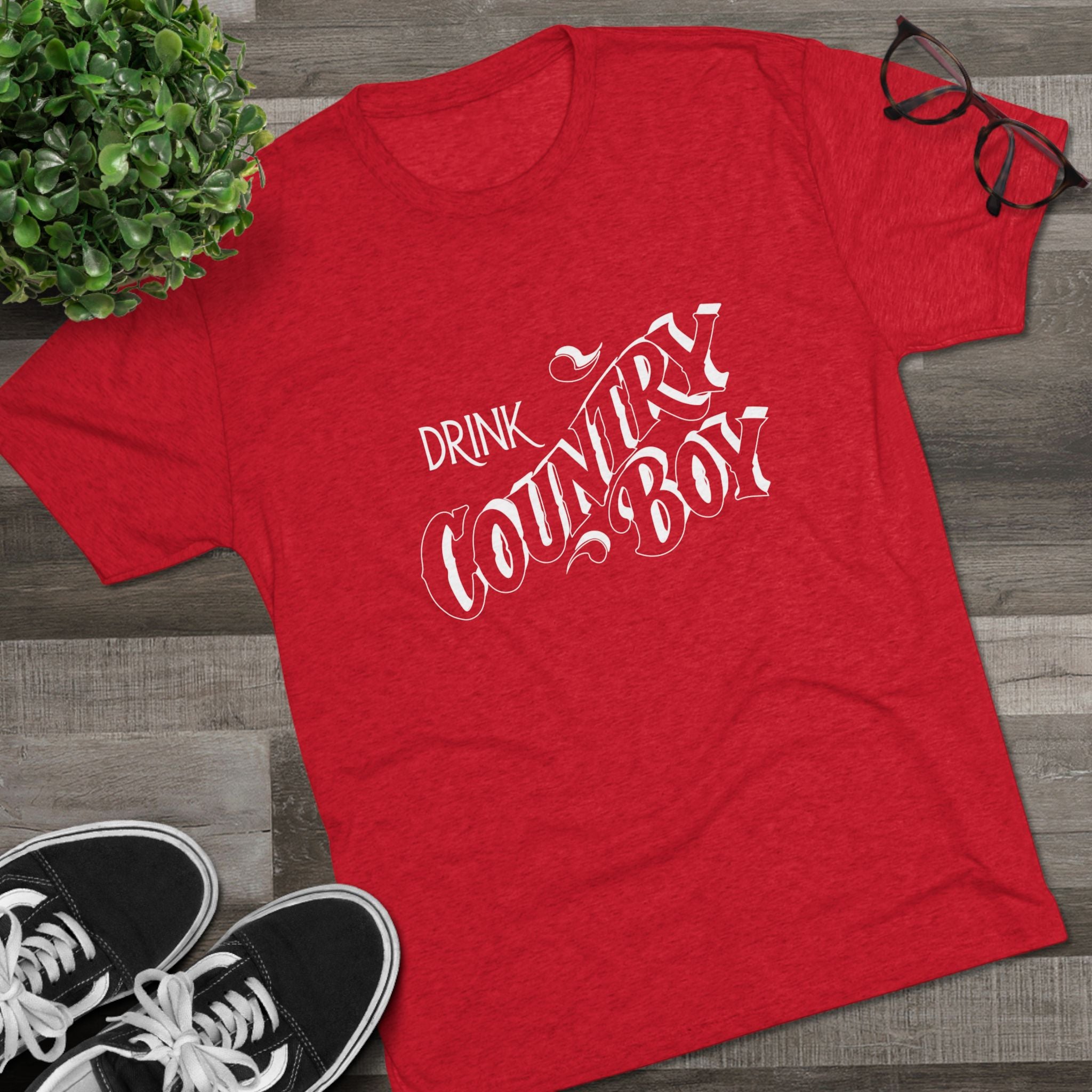 Country Boy Unisex Tri-Blend Crew Tee-38