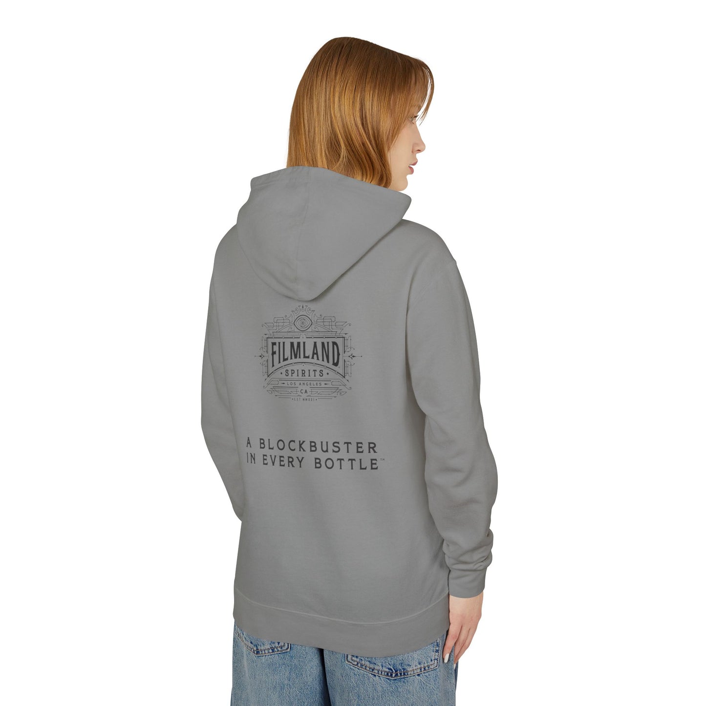 Filmland Moonlight Mayhem Unisex Lightweight Hooded Sweatshirt