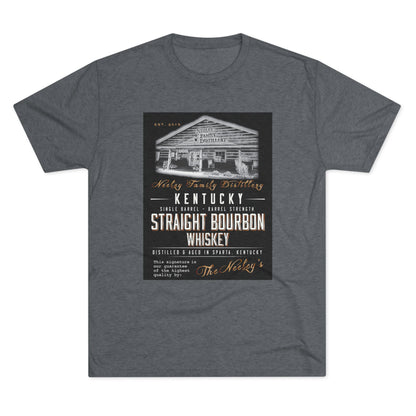 Neeley Family Distillery Bourbon Unisex Tri-Blend Crew Tee