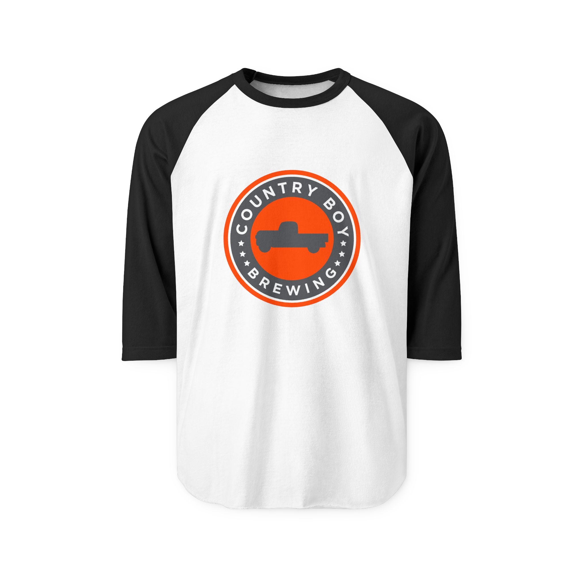 Country Boy Brewing Unisex Three-Quarter Sleeve Raglan Shirt-6