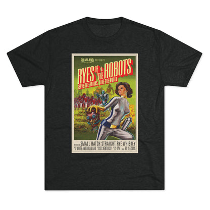 Filmland Ryes of the Robots Unisex Tri-Blend Crew Tee