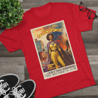 Filmland Quadraforce Unisex Tri-Blend Crew Tee