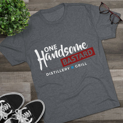 One Handsome Bastard Distillery Unisex Tri-Blend Crew Tee