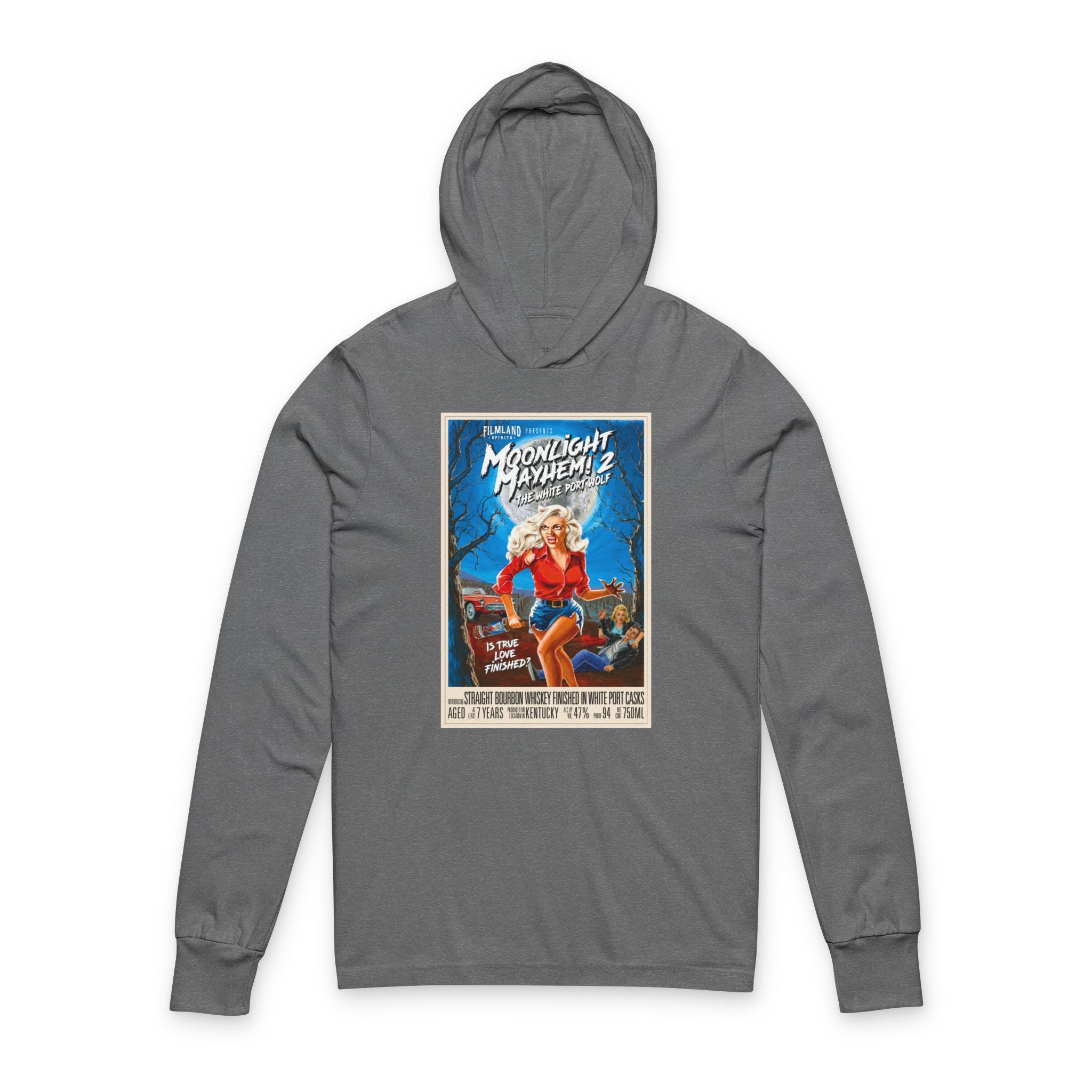 Filmland Unisex Hooded Long Sleeve Tee-4