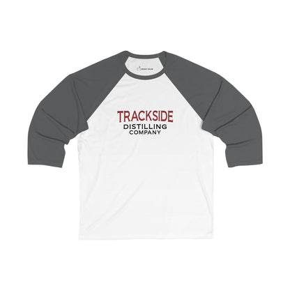 Trackside Distilling Raglan Unisex 3\4 Sleeve Baseball Tee