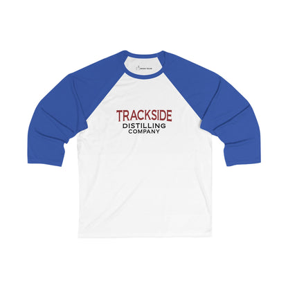 Trackside Distilling Raglan Unisex 3\4 Sleeve Baseball Tee