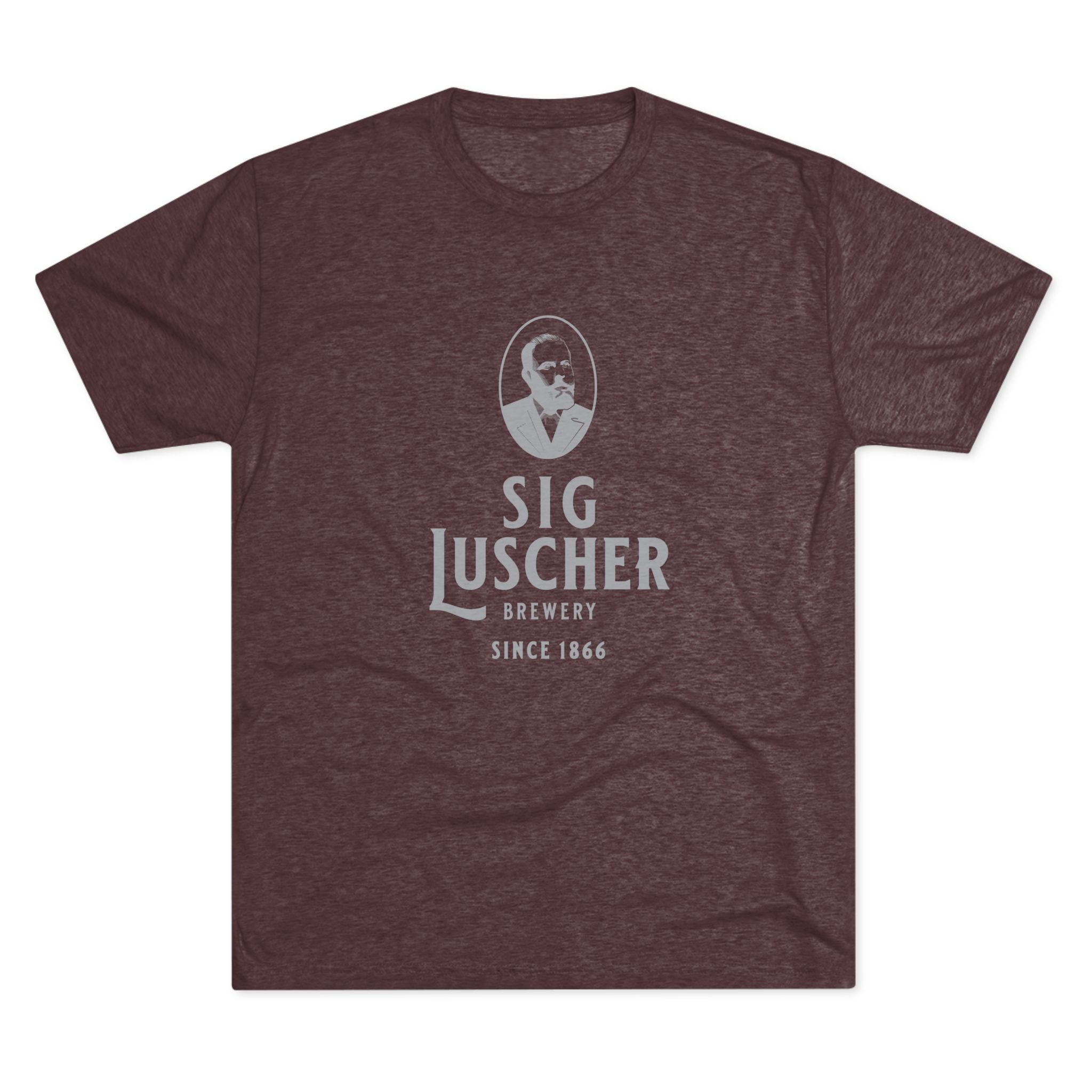 Sig Luscher Brewery Unisex Tri-Blend Crew Tee-7