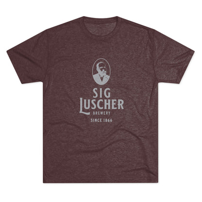 Sig Luscher Brewery Unisex Tri-Blend Crew Tee