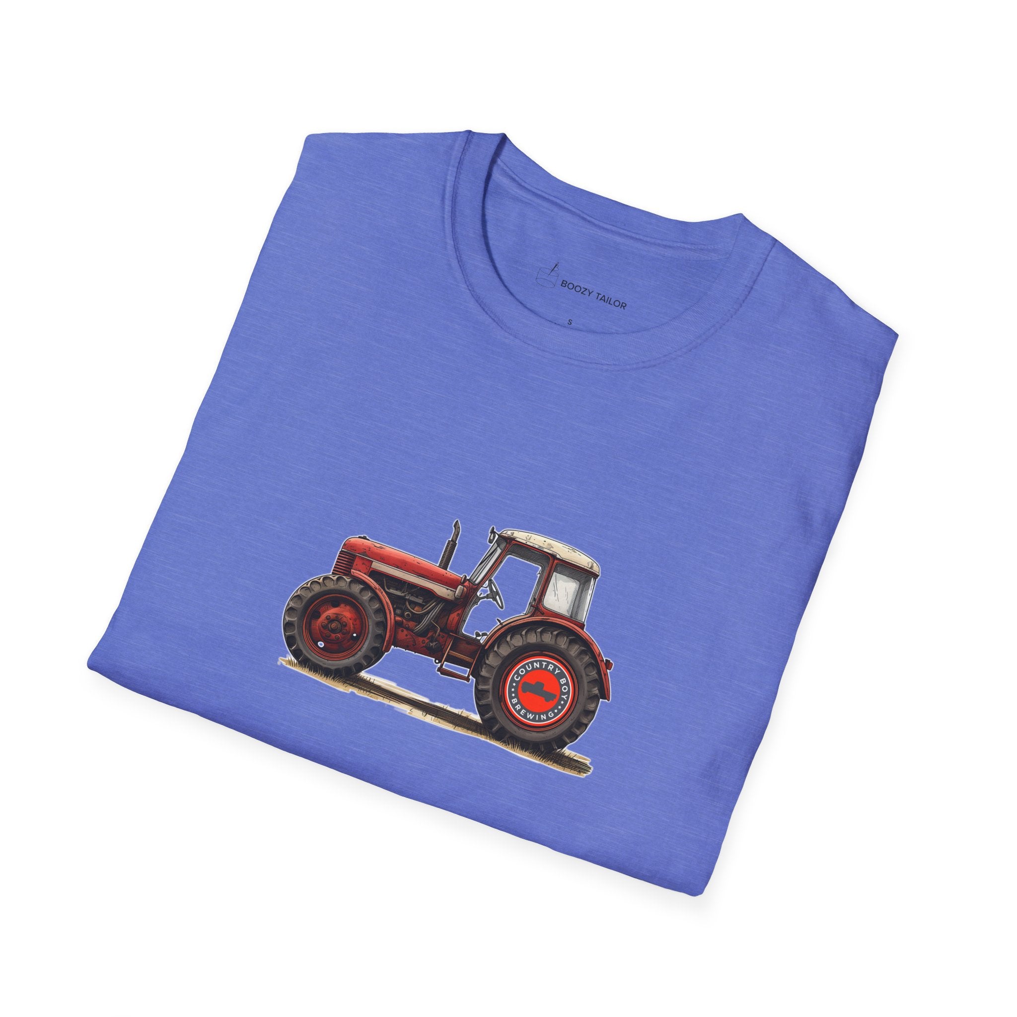Country Boy Brewing Tractor Unisex Softstyle T-Shirt-21