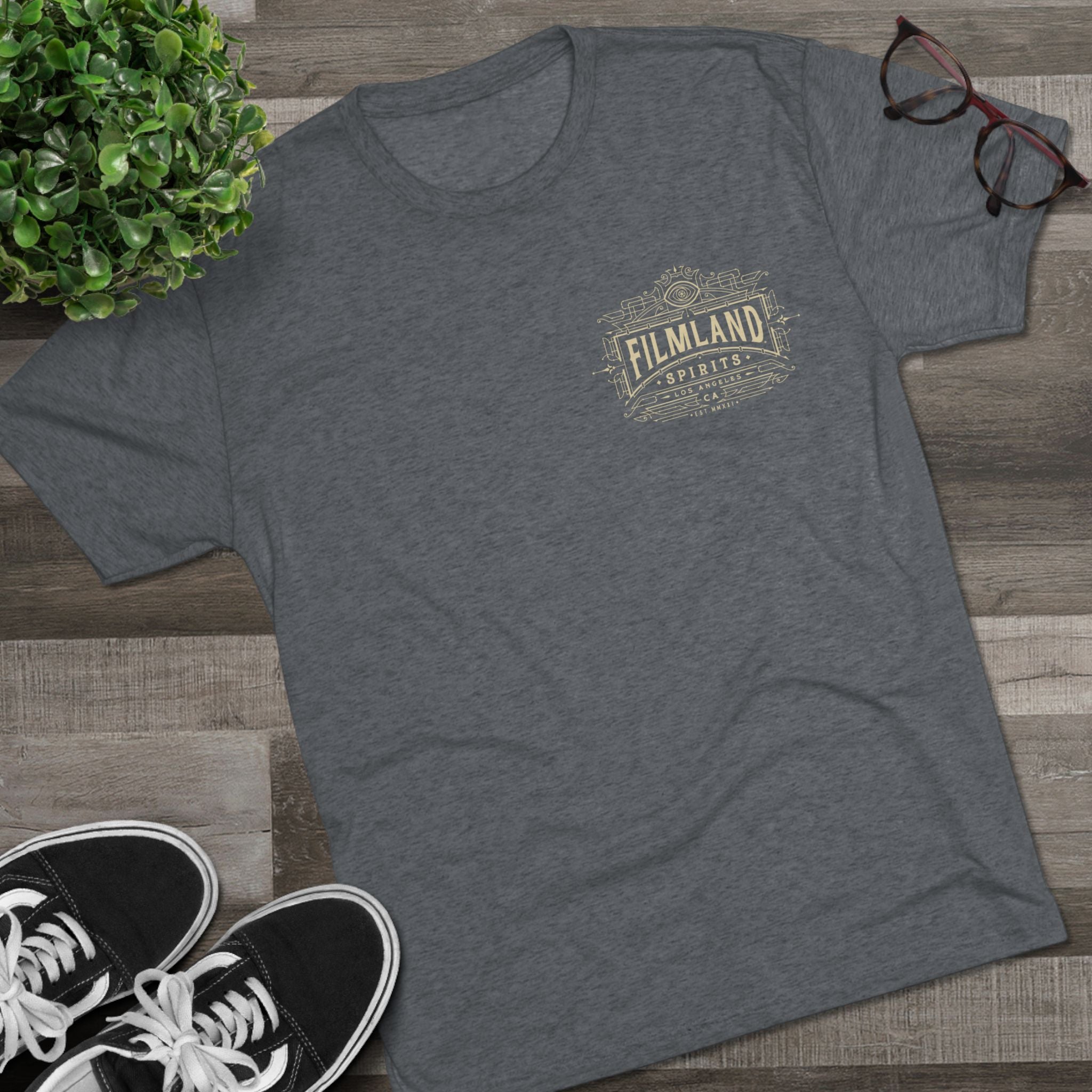 Filmland Ryes of the Robots Unisex Tri-Blend Crew Tee-14