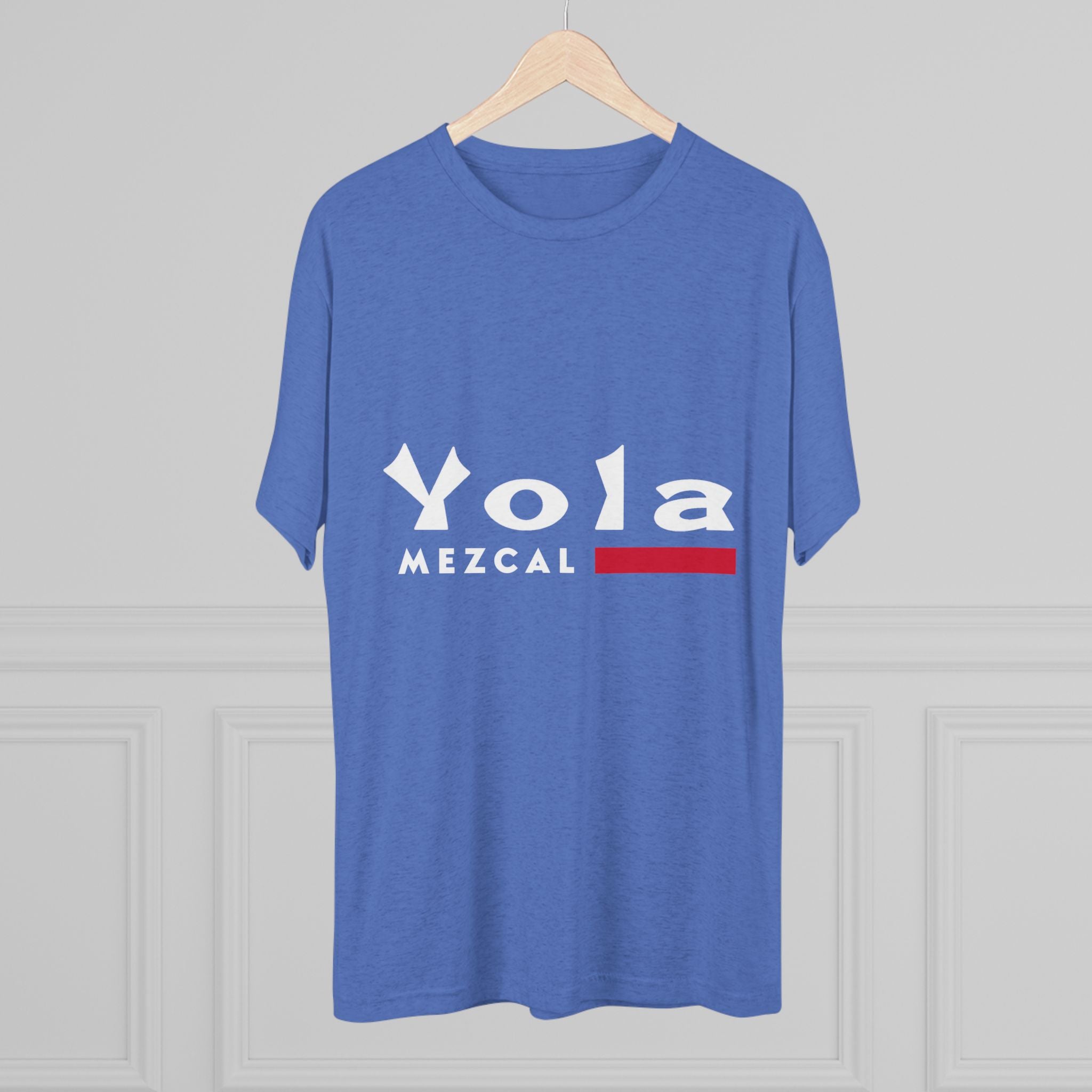 Yola Mezcal Logo Unisex Tri-Blend Crew Tee-20