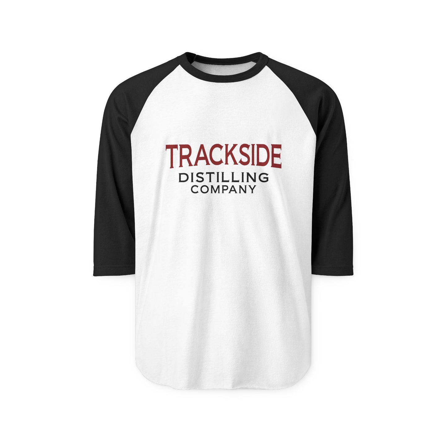 Trackside Distilling Unisex Three-Quarter Sleeve Raglan Shirt