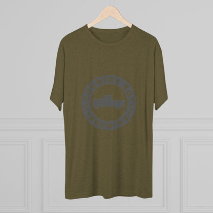 Country Boy Beer Logo Unisex Tri-Blend Crew Tee