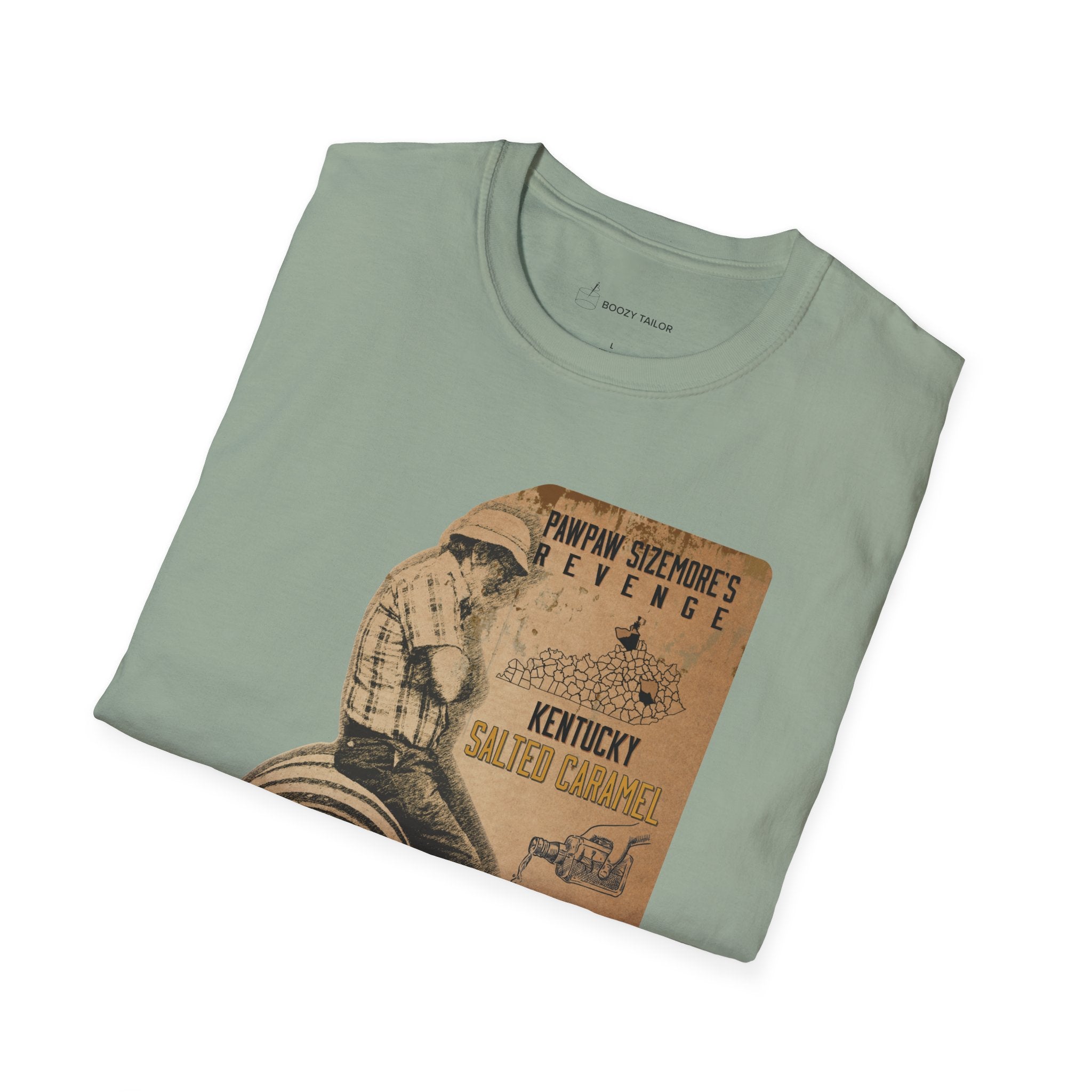 Neeley Family Distillery Papa Sizemore's Revenge Unisex Softstyle T-Shirt-27