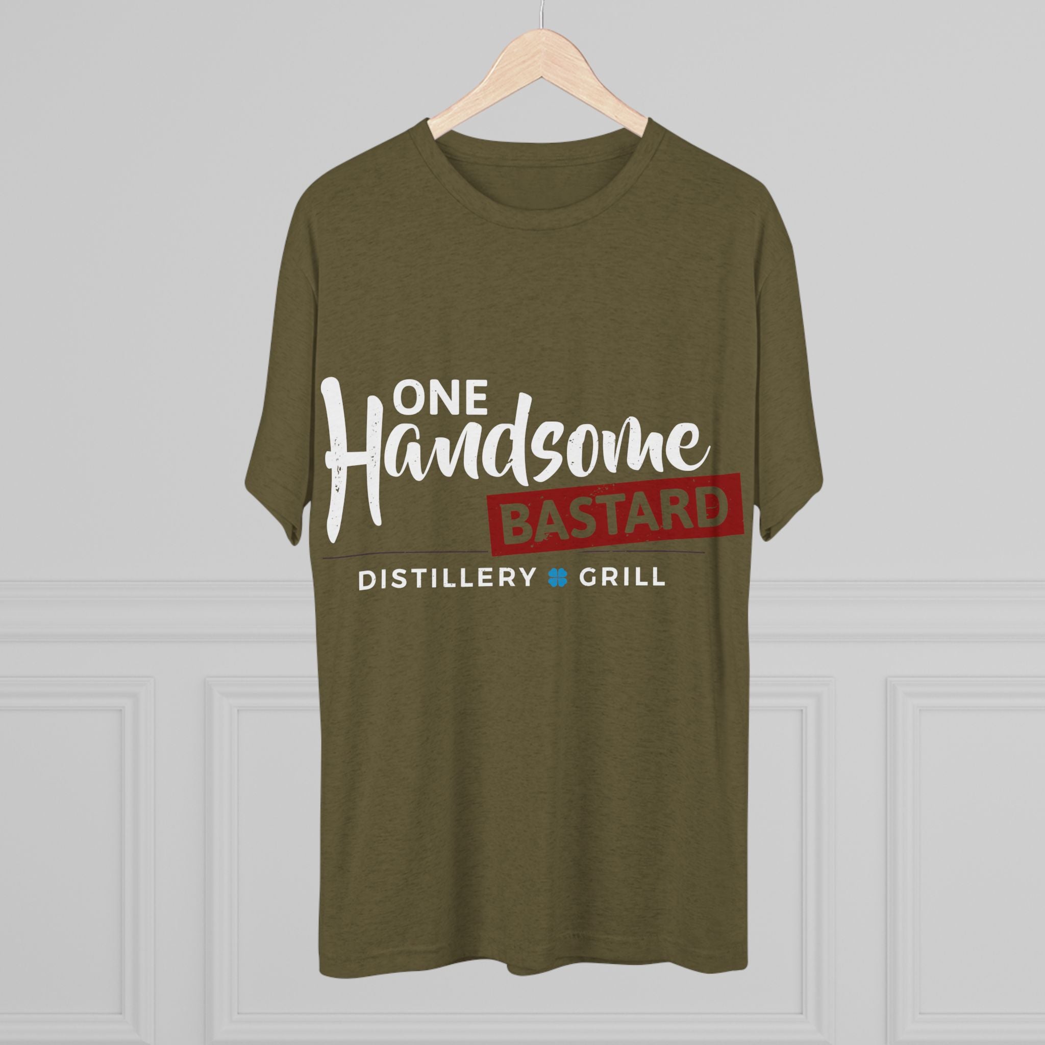 One Handsome Bastard Distillery Unisex Tri-Blend Crew Tee-19