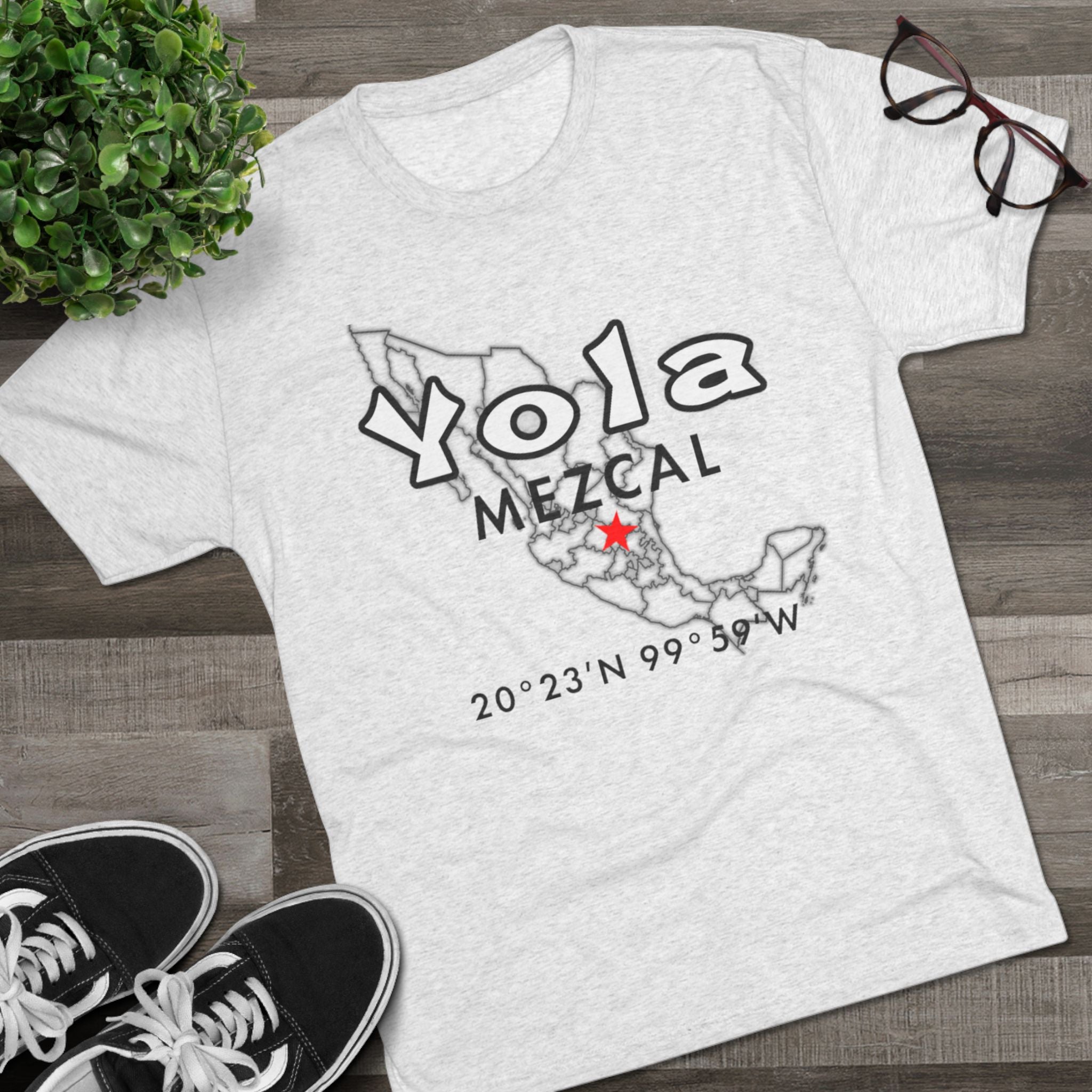Yola Mezcal Coordinates Unisex Tri-Blend Crew Tee-12