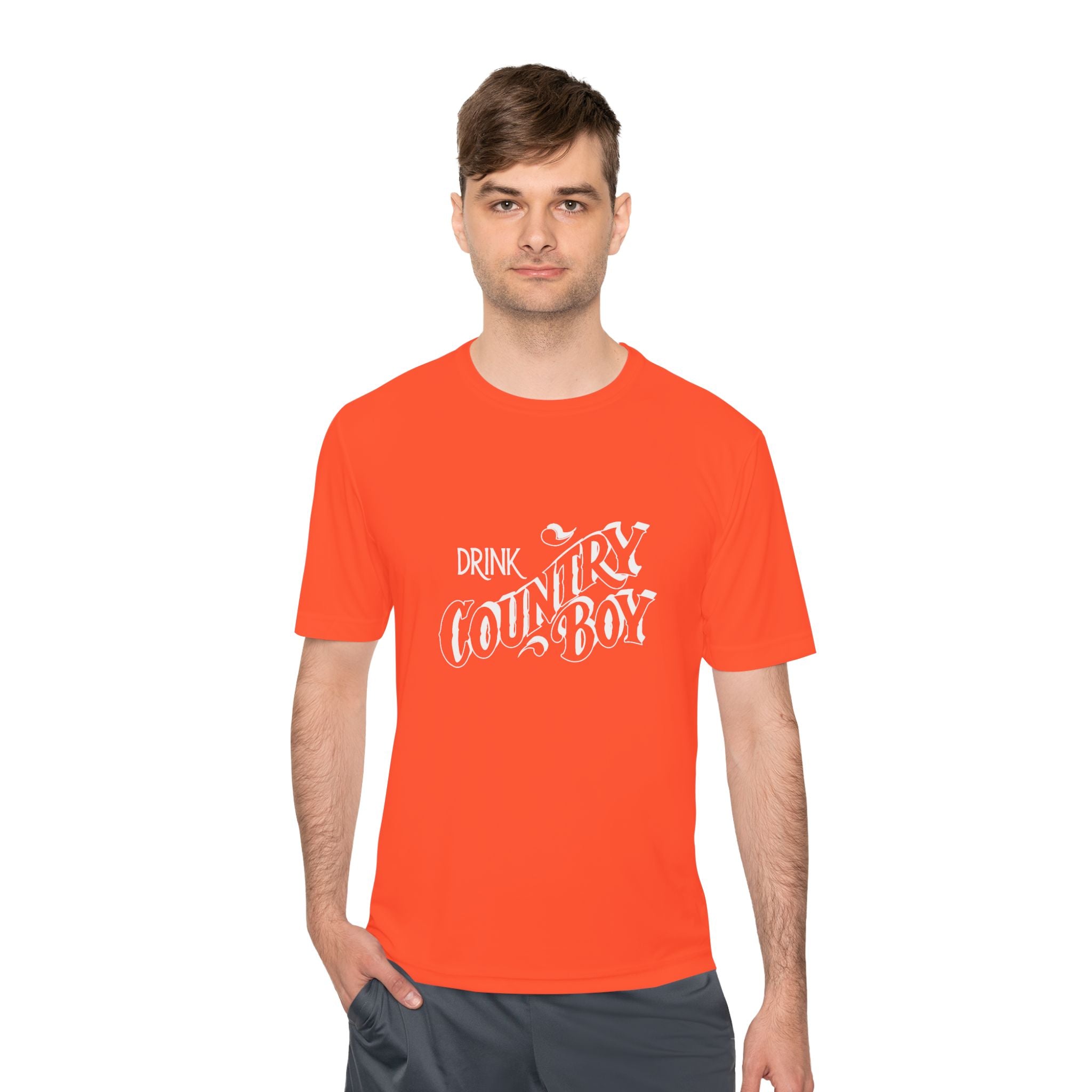Country Boy "The Orange" Unisex Moisture Wicking Tee-5