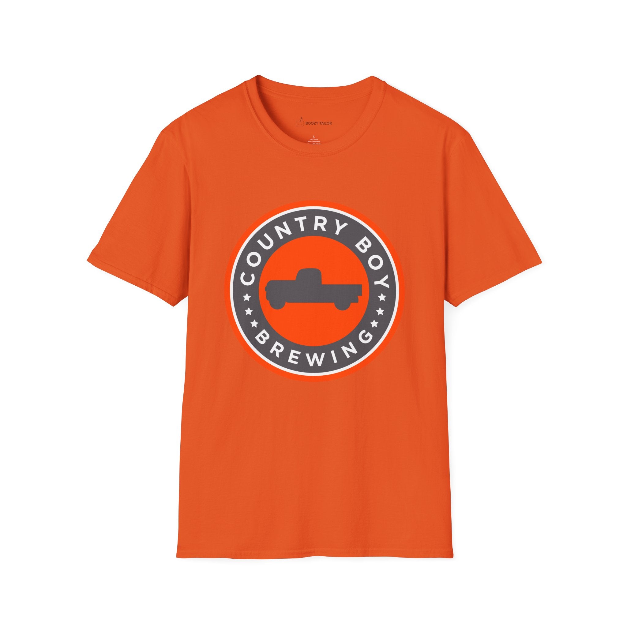 Country Boy Brewing Logo Unisex Softstyle T-Shirt-3