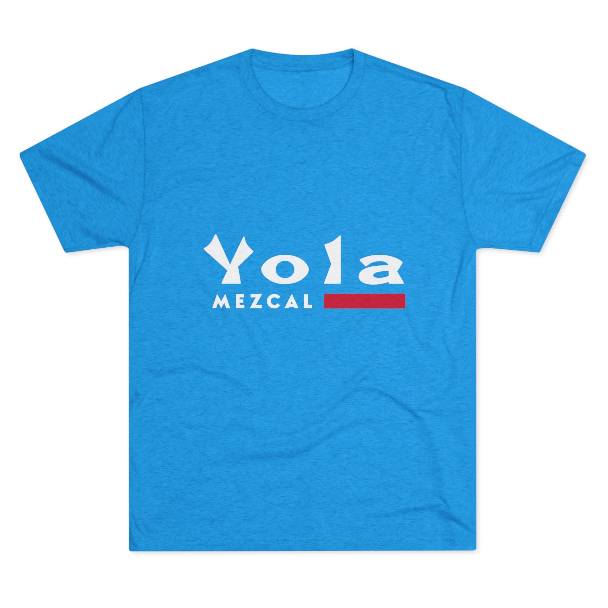 Yola Mezcal Logo Unisex Tri-Blend Crew Tee-5