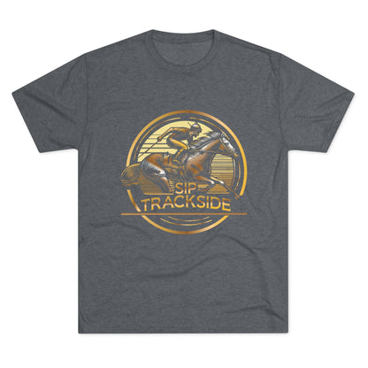 Trackside Distilling Sip Trackside Unisex Tri-Blend Crew Tee