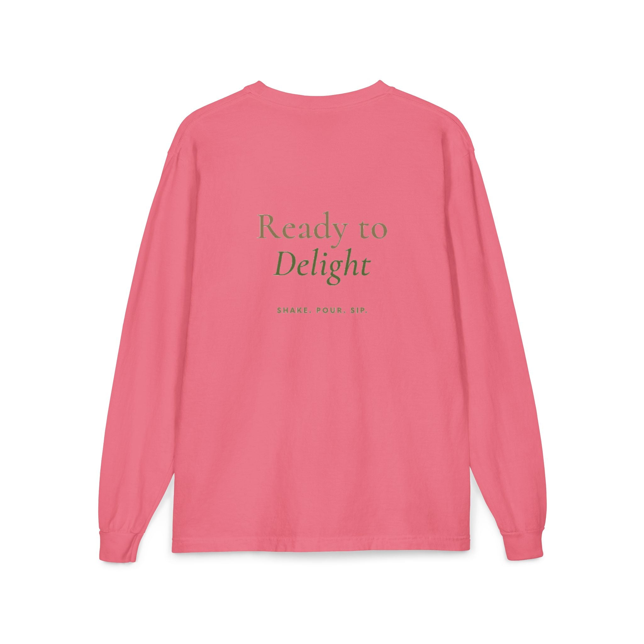 Rivergreen Cocktails Unisex Long Sleeve Pocket T-Shirt-10