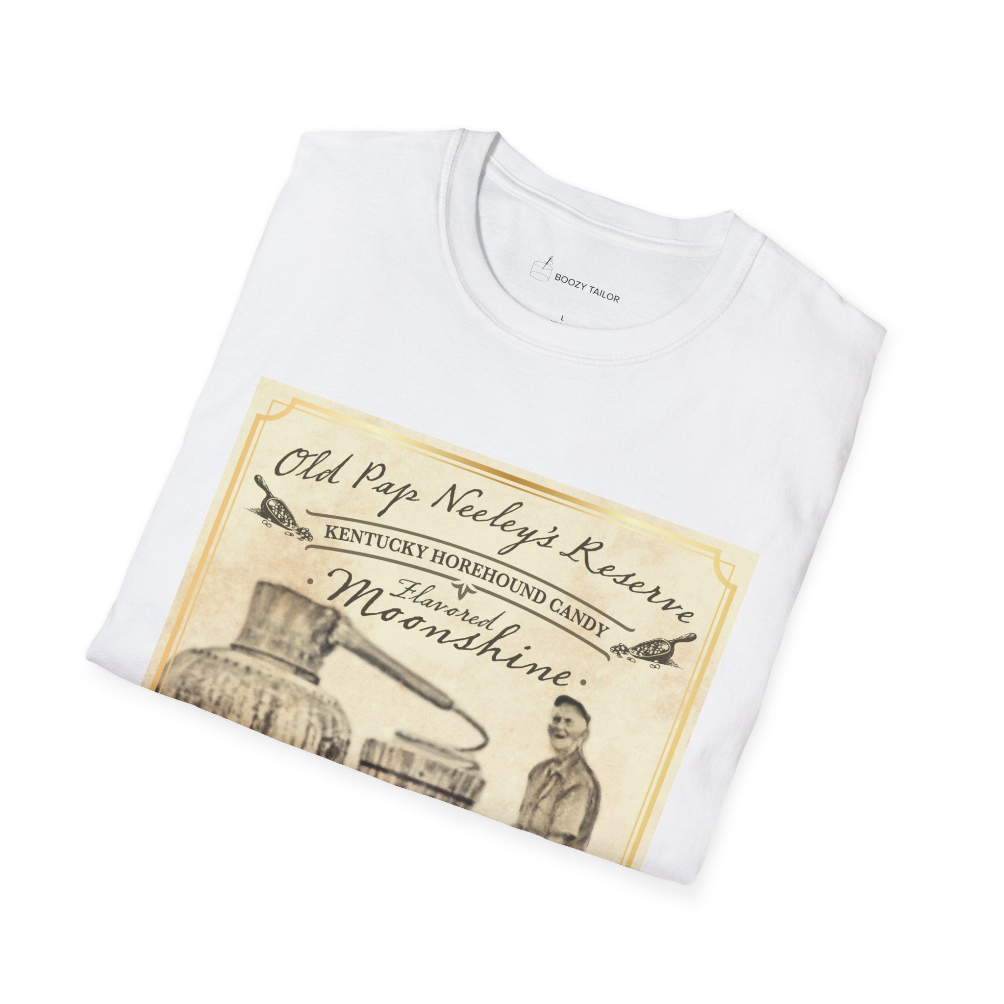 Old Pap Neeley's Reserve Moonshine Unisex Softstyle T-Shirt-12