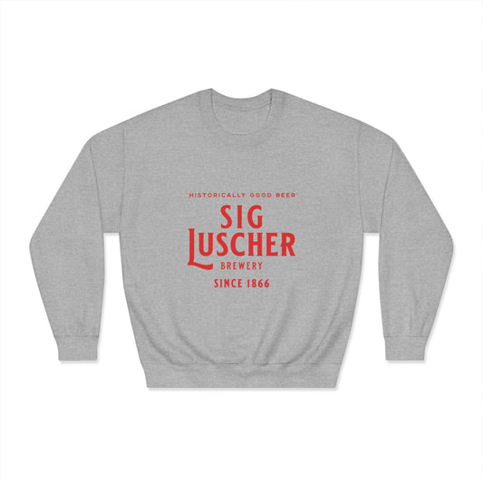 Sig Luscher Brewery Unisex DryBlend® Crewneck Sweatshirt