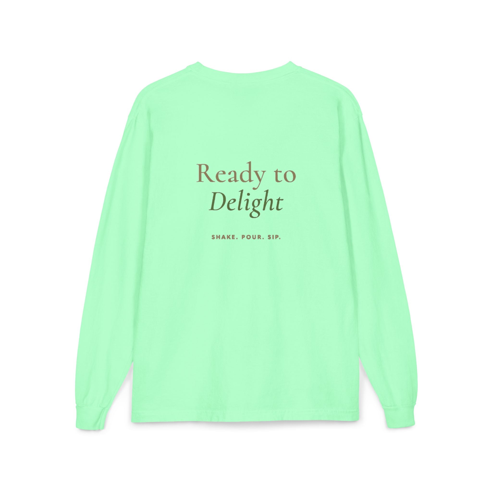 Rivergreen Cocktails Unisex Long Sleeve Pocket T-Shirt-6