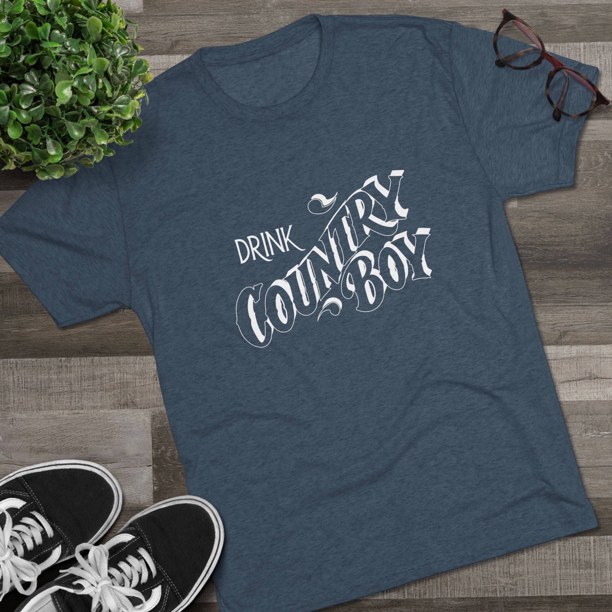 Country Boy Unisex Tri-Blend Crew Tee-29