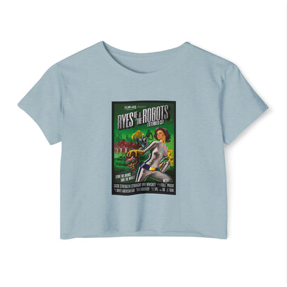 Filmland Ryes of the Robots Women's Festival Crop Top