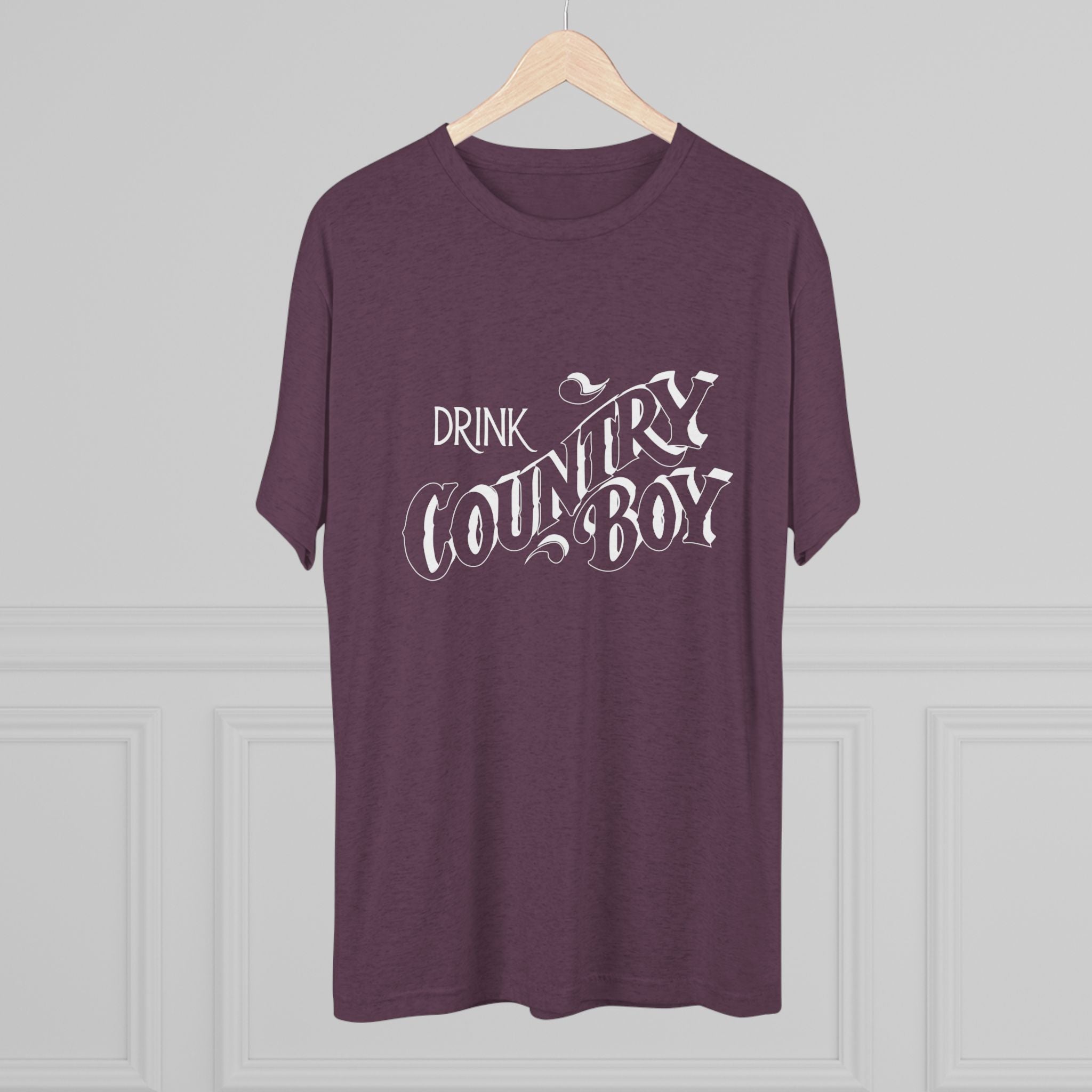 Country Boy Unisex Tri-Blend Crew Tee-36