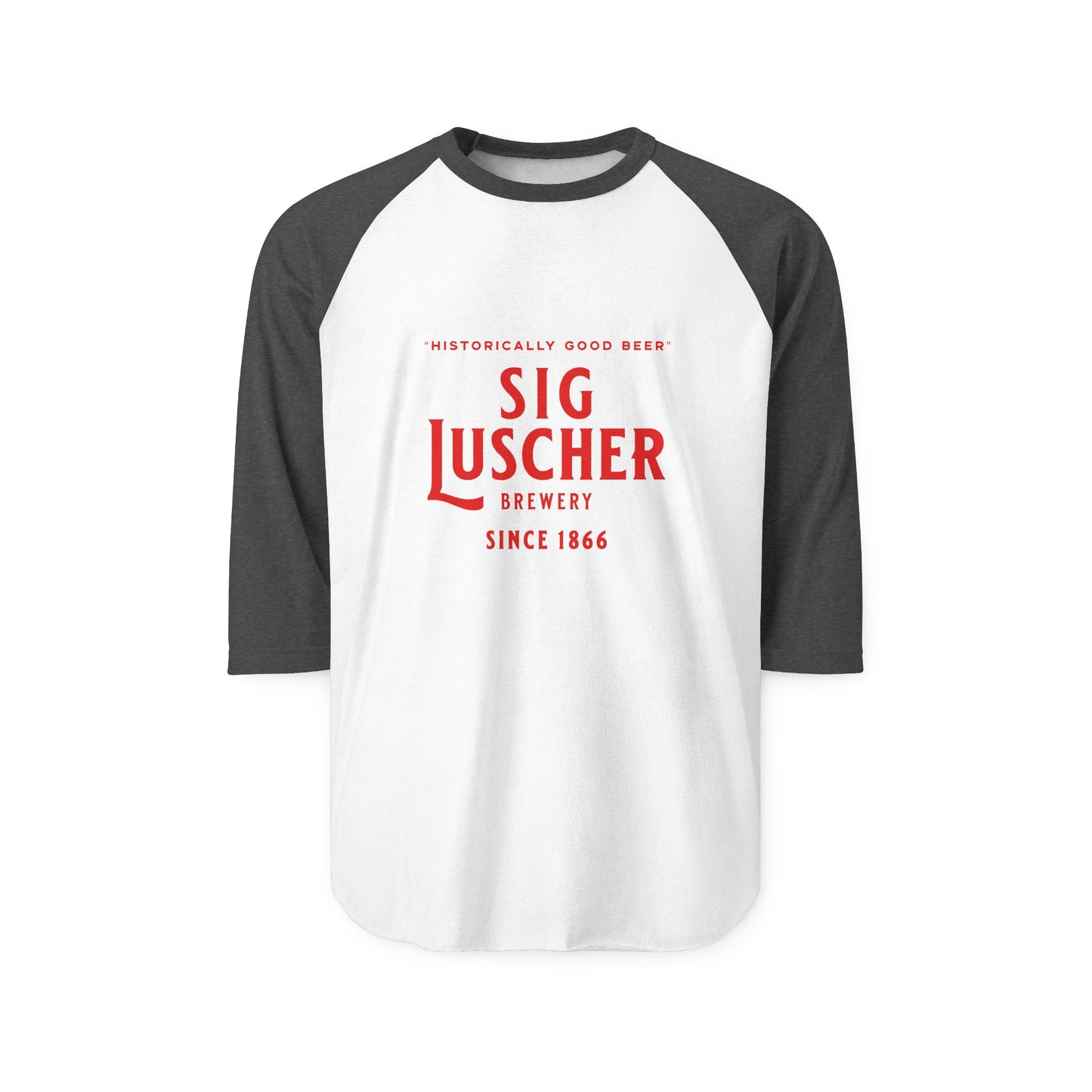 Sig Luscher Unisex Three-Quarter Sleeve Raglan Shirt