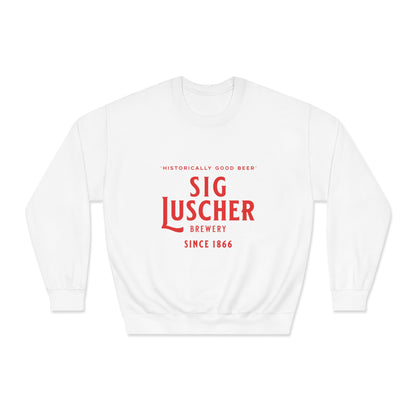 Sig Luscher Brewery Unisex DryBlend® Crewneck Sweatshirt