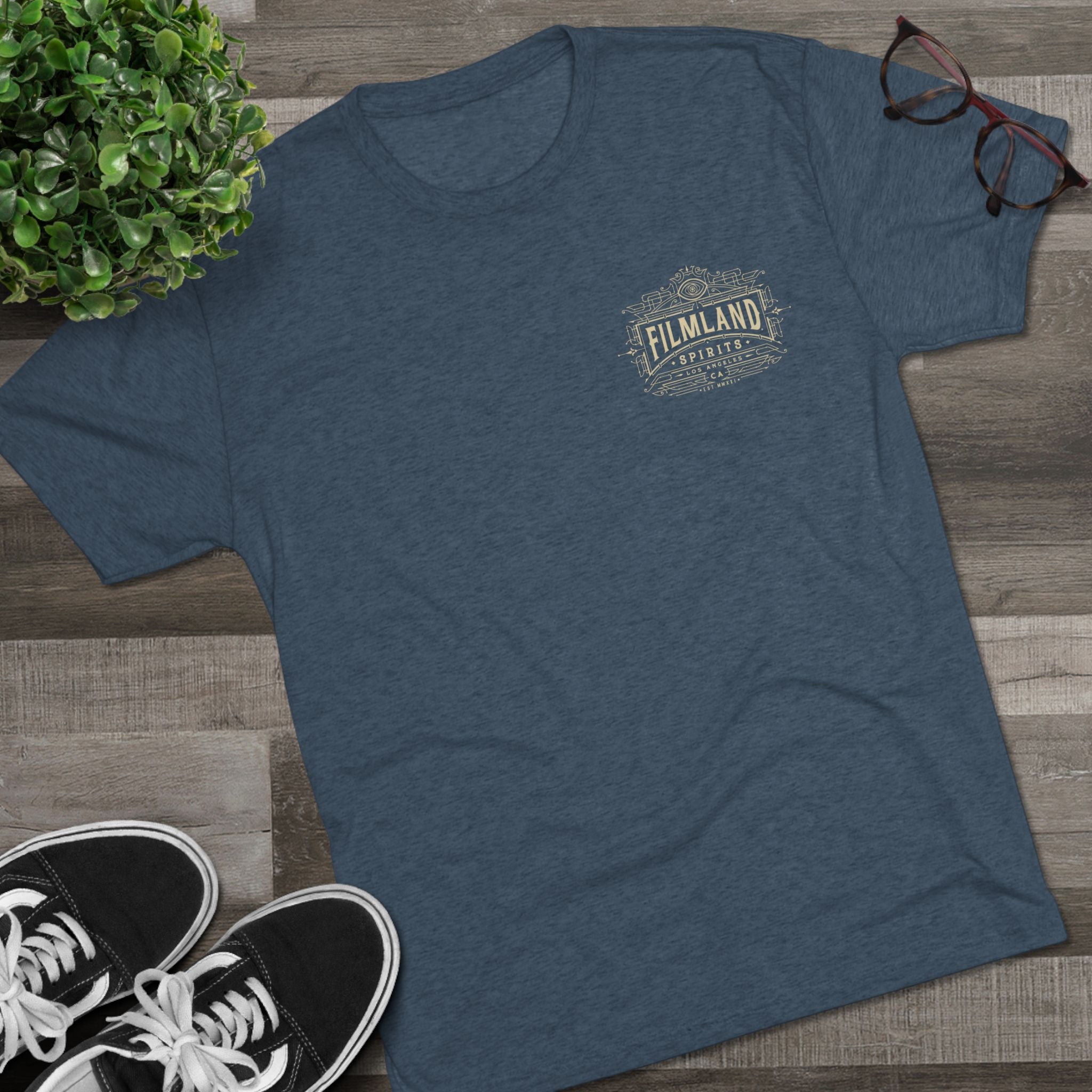 Filmland Town at the End of Tomorrow Unisex Tri-Blend Crew Tee-16