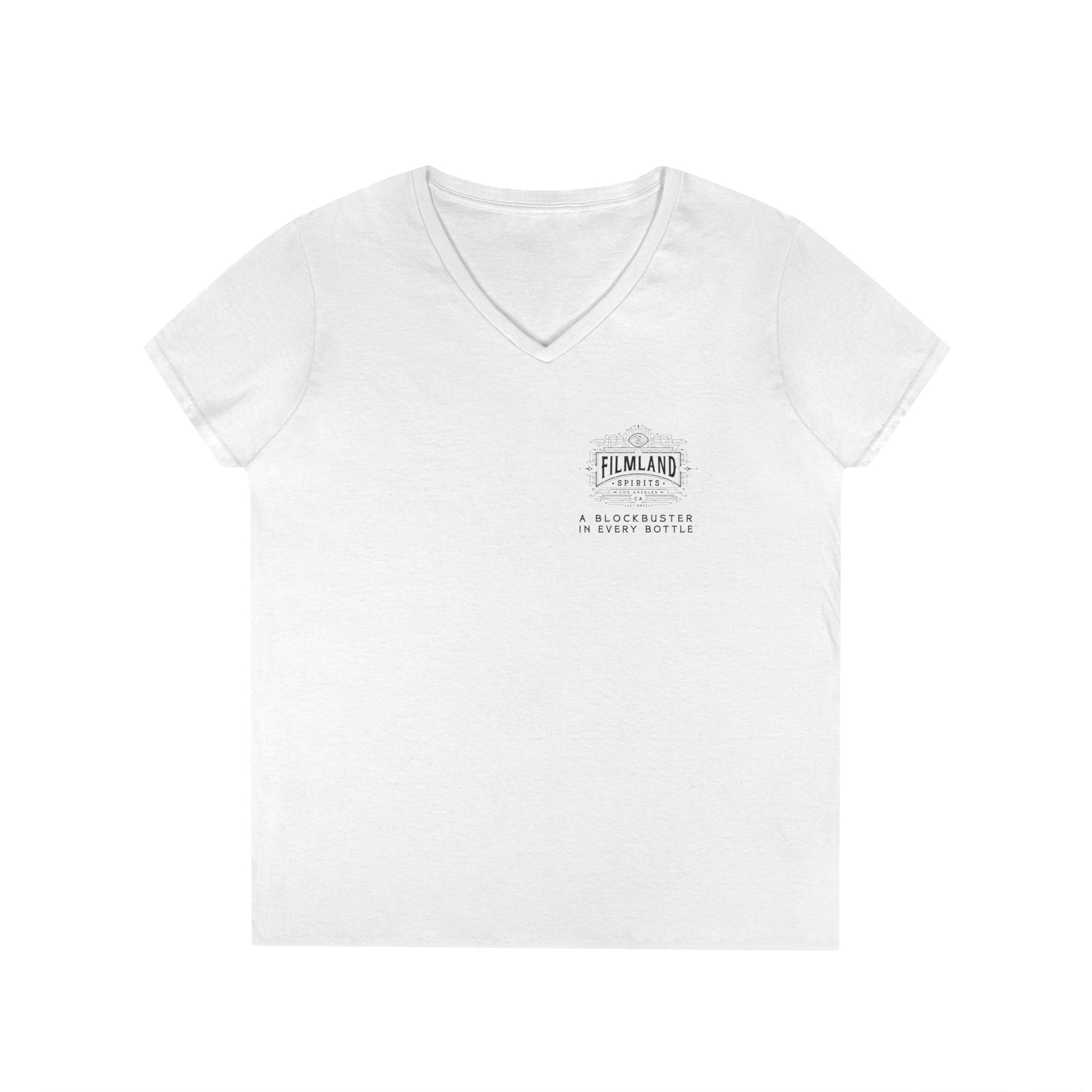 Filmland Ladies' V-Neck T-Shirt-4