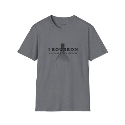 I Bourbon Faded Bottle Unisex Softstyle T-Shirt